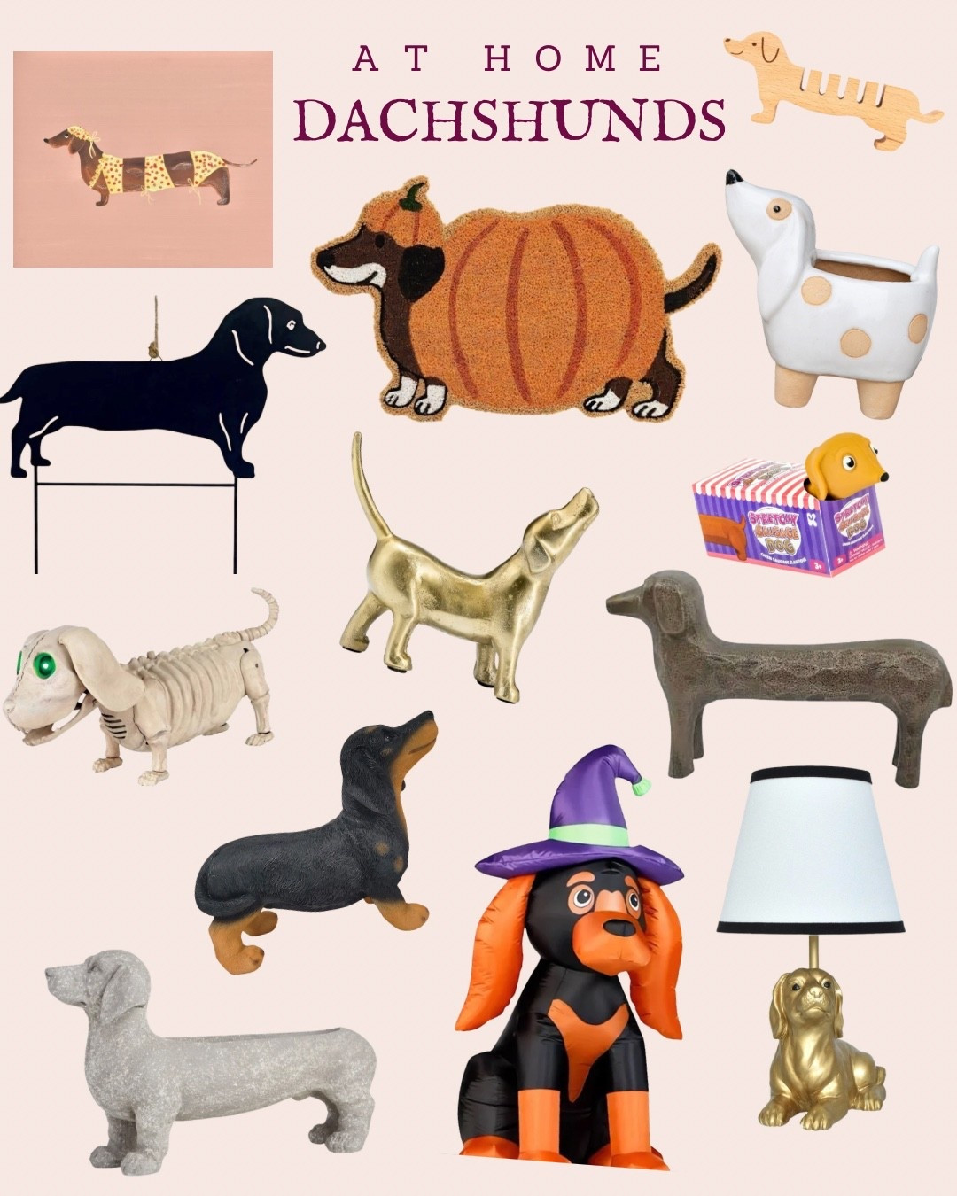 @athome dachshunds!

#LTKSeasonal