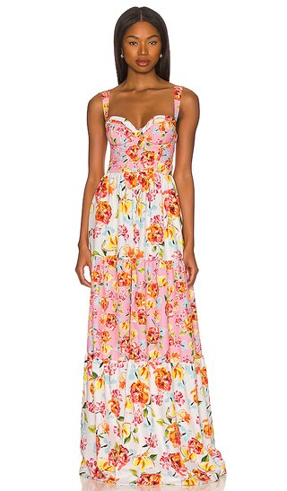 x REVOLVE Alani Dress in Pink & White Blossom | Revolve Clothing (Global)