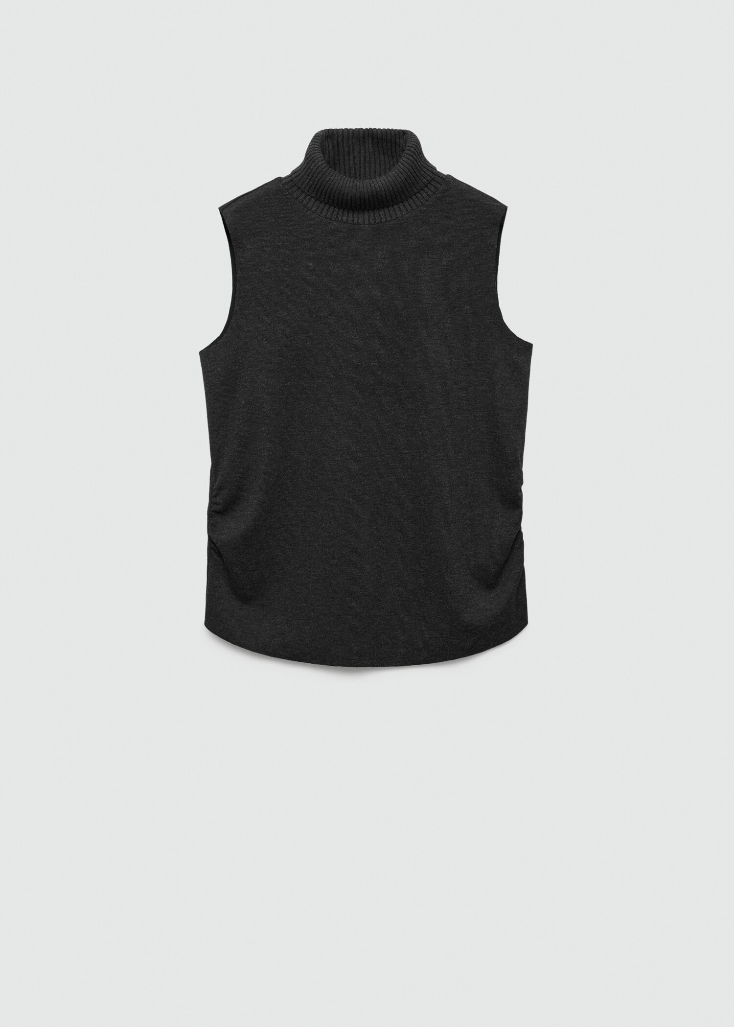 Turtleneck knit top | MANGO (US)