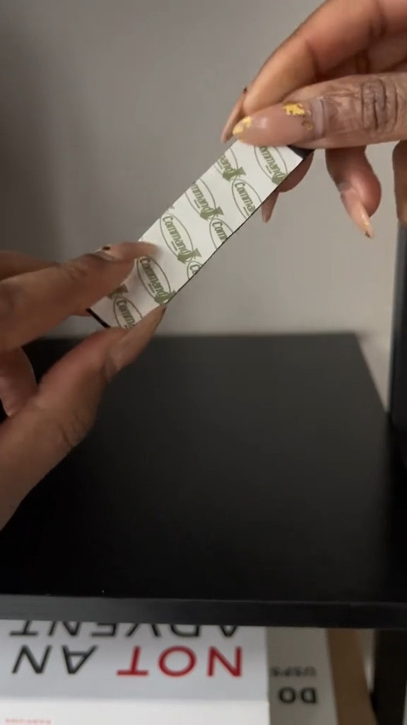 Here's how I secure furniture(or anything with a flat surface) to a wall WITHOUT using a drill or causing any damage to the wall.

This is a renter friendly apartment command strips hack i learned back in college and I use it for certain things To. This. Day! (Wall decor, paintings, mirrors, lockboxes lol).

**Obviously DO NOT use command strips for anything outrageously heavy or on something that does NOT have a flat surface. You will be dissapointed. Also the command strip removal is very easy. You can follow the instructions in the box or use a blow dryer to lift the adhesive to make removal seamless  

#LTKVideo #LTKhome