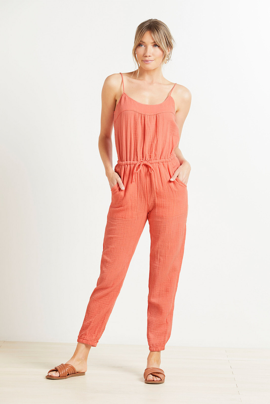 Gemma Gauze Jumpsuit | Evereve