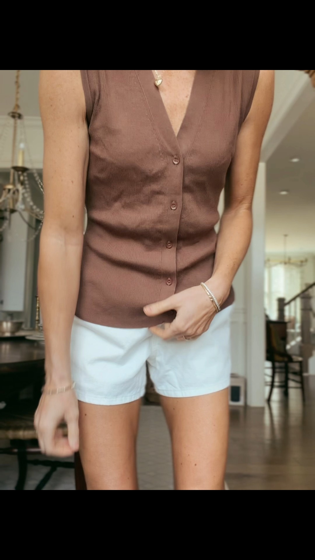 Xs in vest 
S in shorts 
Xs in jacket 