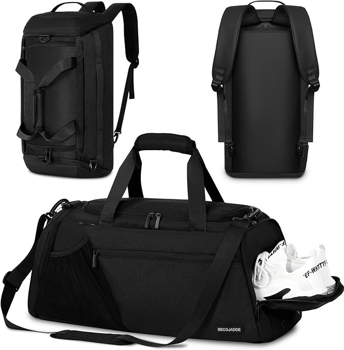 Gym Bags for Men Women 40L Large Gym Backpack Multiple Pockets Sport Duffle Bags with Shoe & Wet ... | Amazon (US)