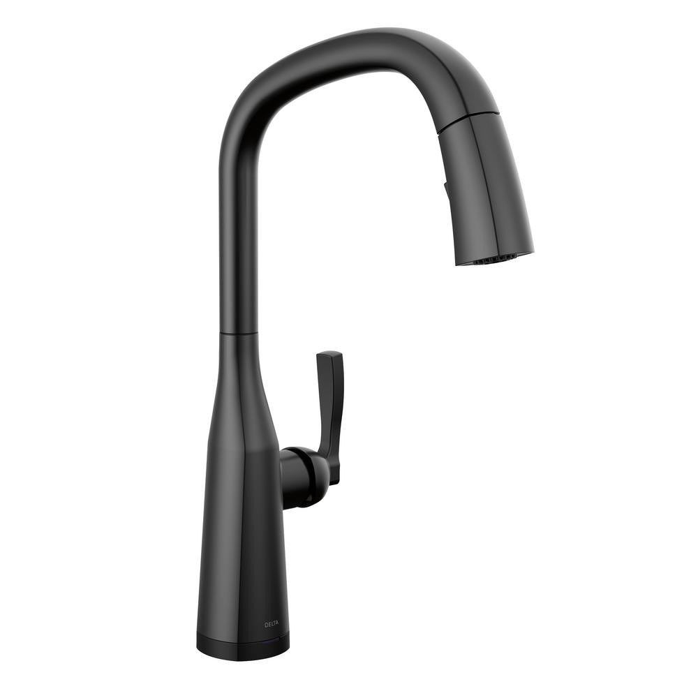 Delta Stryke Touch2O Single Handle Pull Down Sprayer Kitchen Faucet (Google Assistant, Alexa Compati | The Home Depot