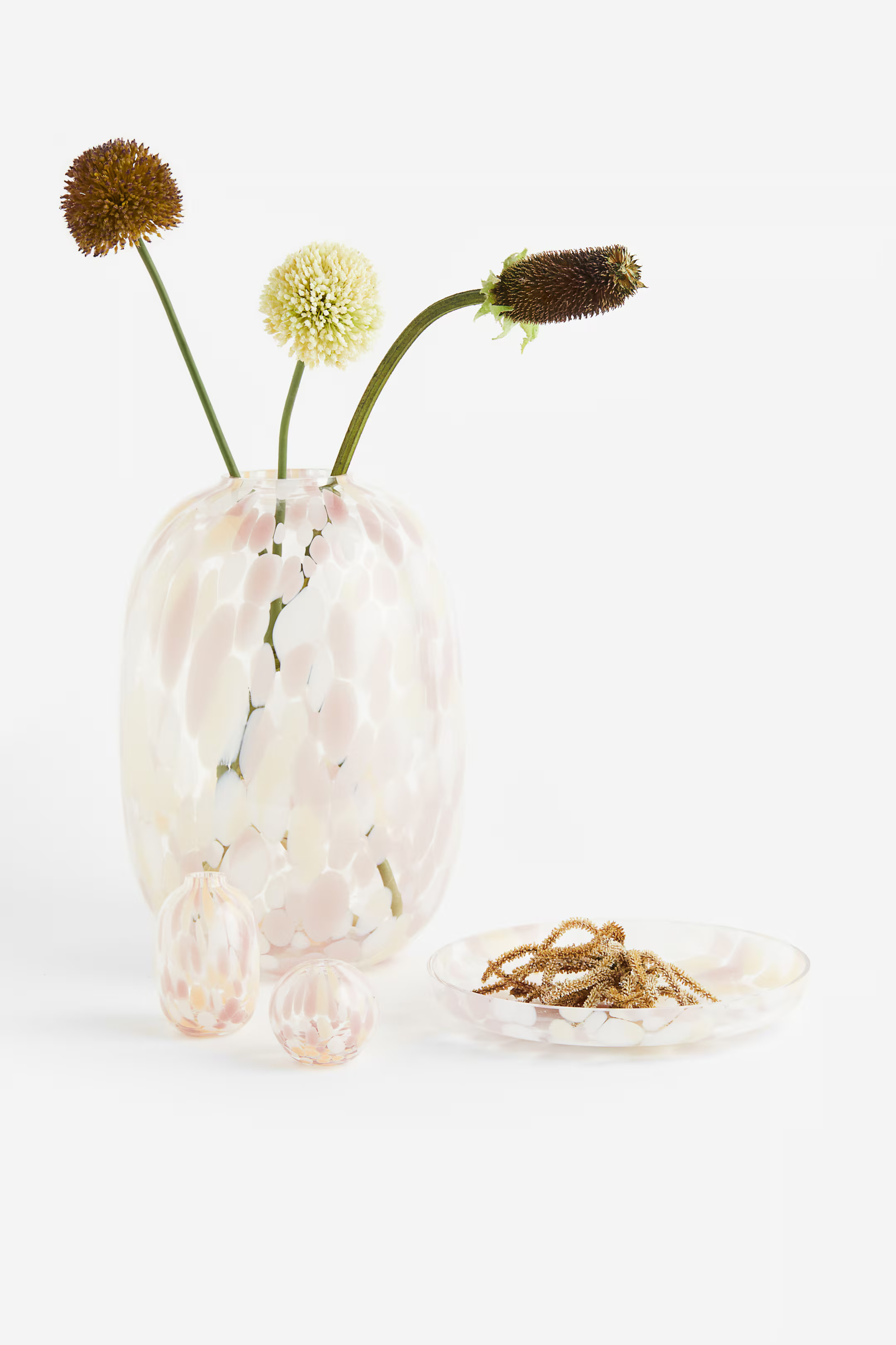 Patterned glass tray | H&M (DE, AT, CH, NL, FI)