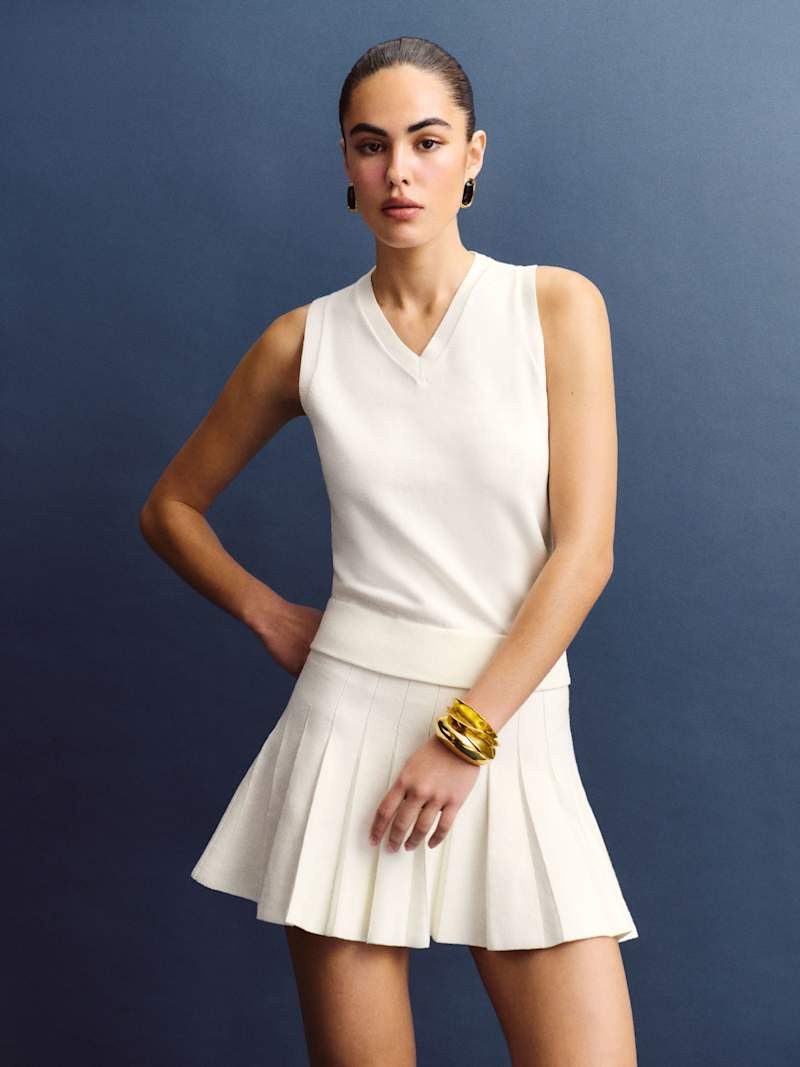 Blair Cotton Sweater Dress | Reformation (Global)