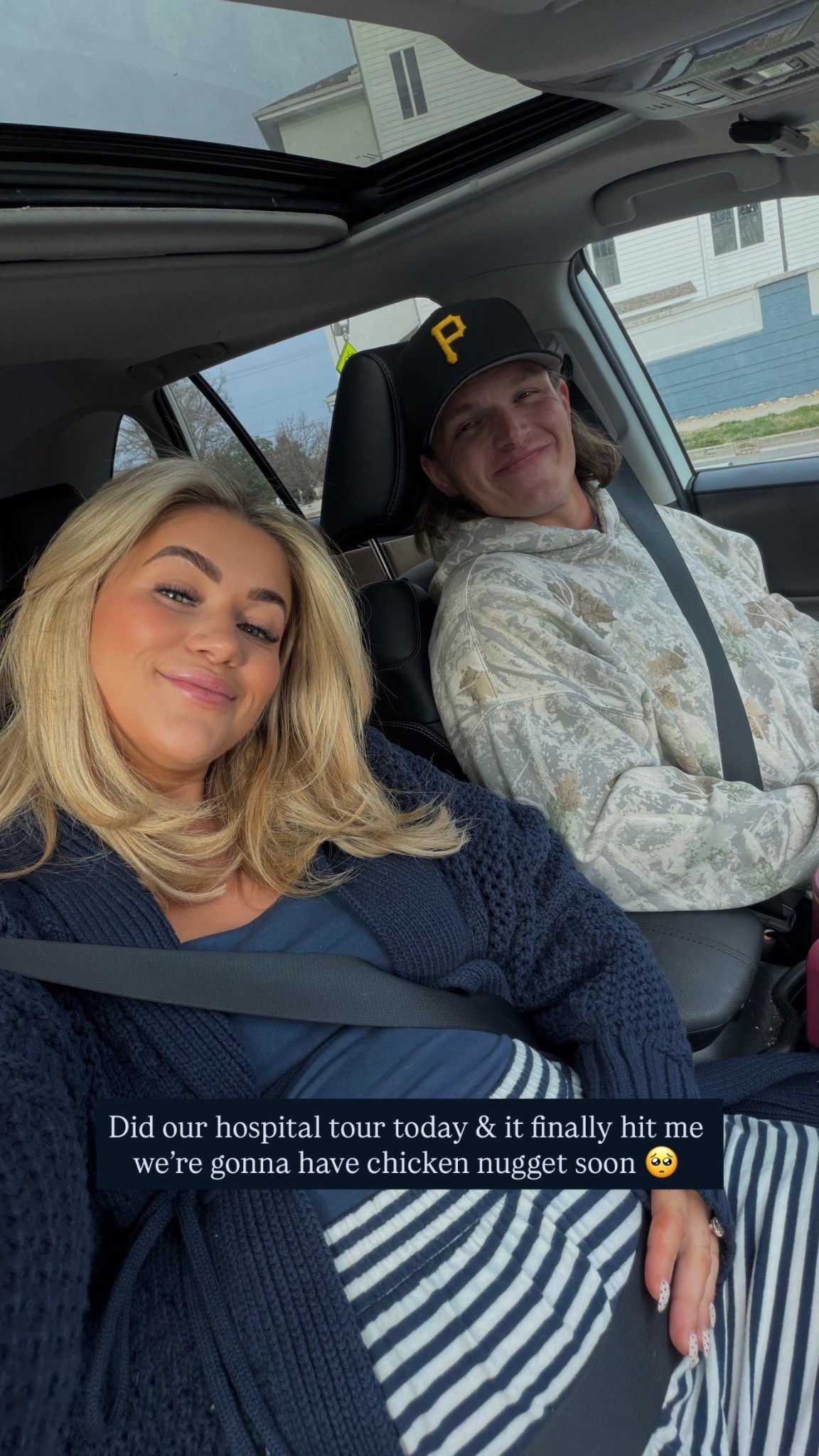 Did our hospital tour today & it finally hit me we’re gonna have chicken nugget soon 🥺