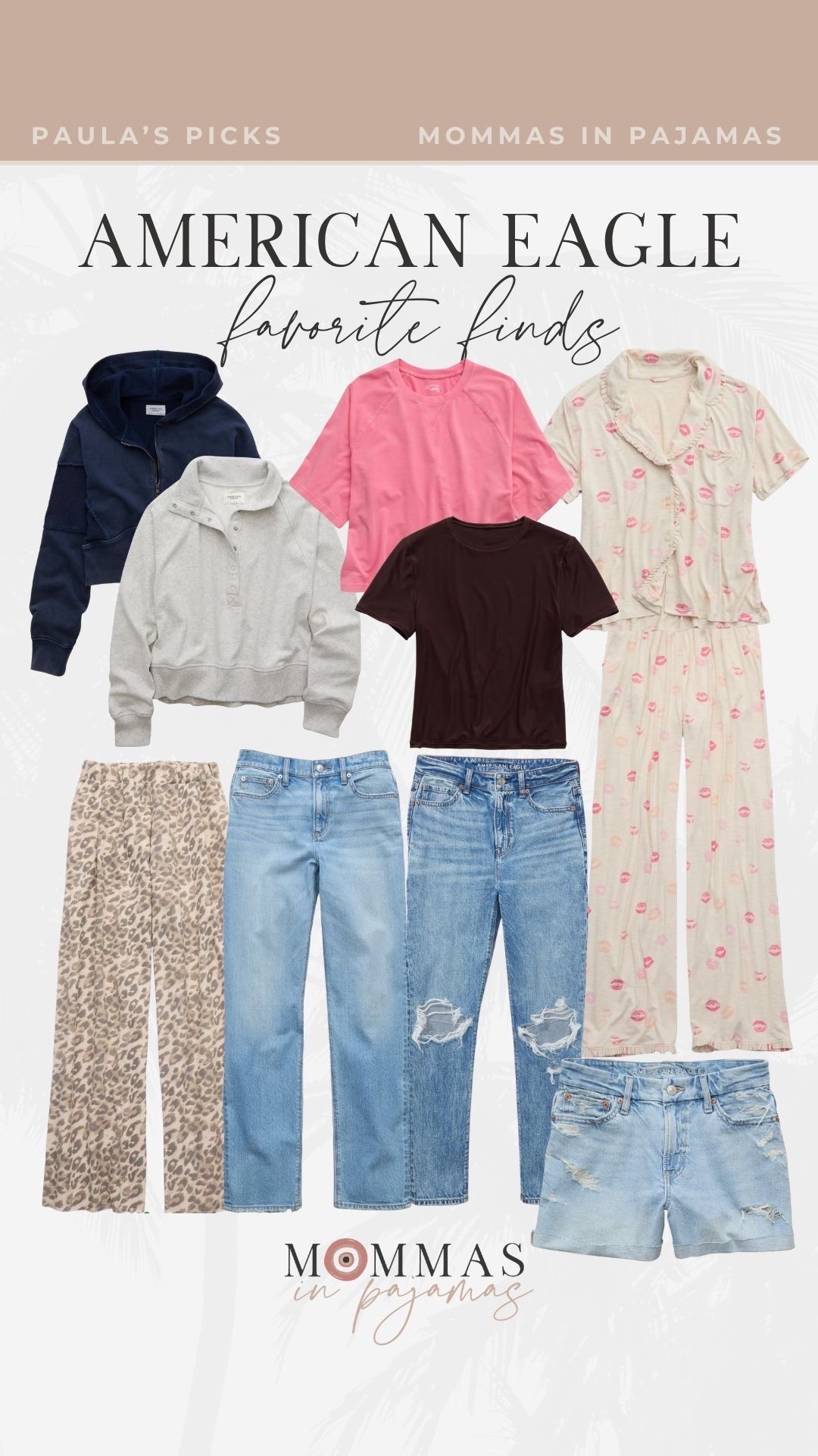 Okay, American Eagle. These new real soft ruffle pajamas are so freaking good. Some of my favorite American eagle finds are back in stock and a must have for your closet. I wear my cropped smoothez tees all the time and I’m loving this rich espresso color. The street trousers  come in multiple lengths and colors and every single pair I have fits so well. I also love these cropped sweatshirts that are cozy and so flattering and shorts that don’t dig into my thighs are a must. 
American eagle favorites, short girl approved jeans 

#LTKPetite #LTKFindsUnder100 #LTKMidsize