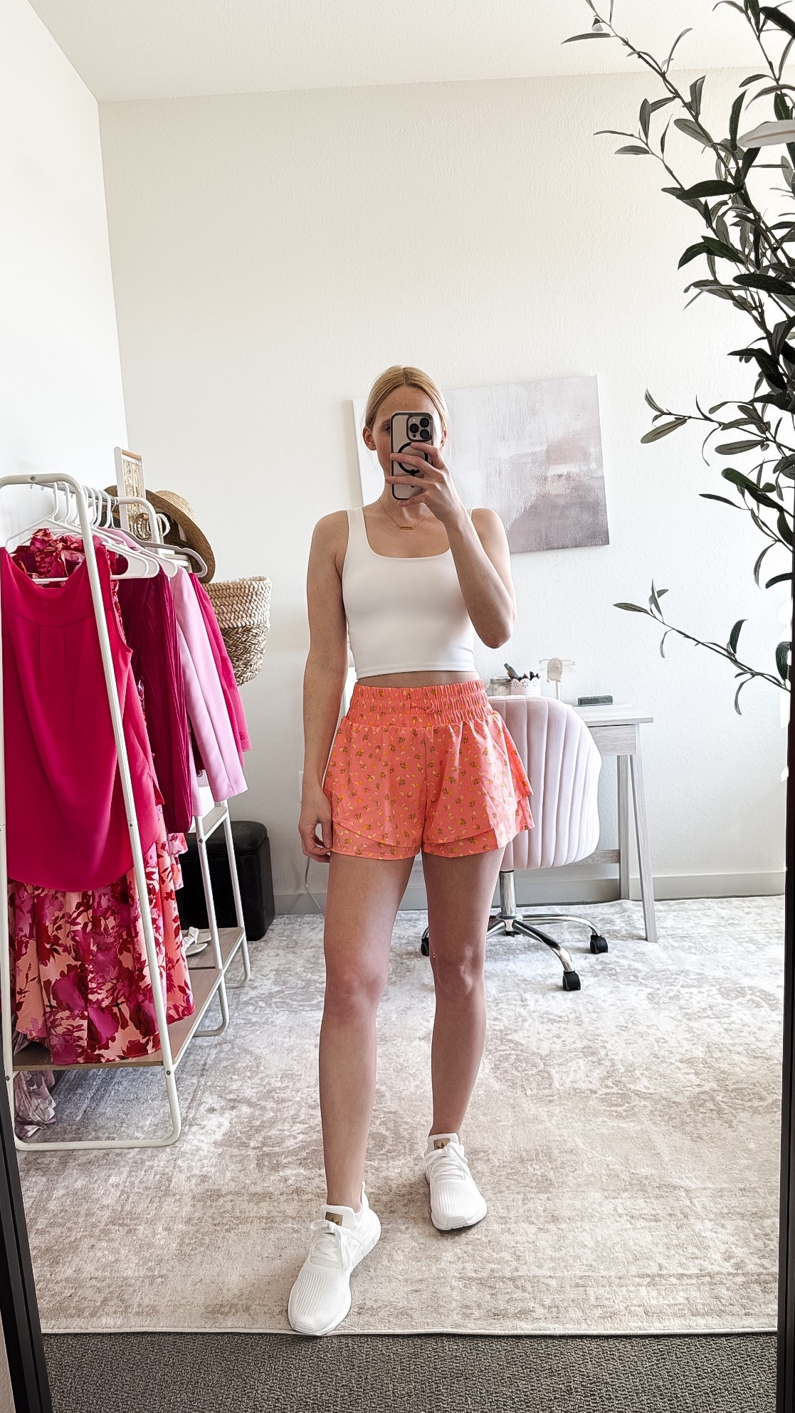 Target Circle Week picks 🎯 Here’s some new target activewear pieces I’ve gotten in! ✨

I’m loving all the fun and vibrant colors in all the athletic shorts! How cute are the little fruits on these!?

Orange fruit print athletic shorts - size XS, high waisted with compression shorts underneath. Great for workouts!

White square neck cropped tank - size XS, stretchy and so comfy!

Target activewear  / spring activewear / workout outfit /  Target finds / Target Spring / Target must haves

#LTKActive #LTKSeasonal #LTKStyleTip