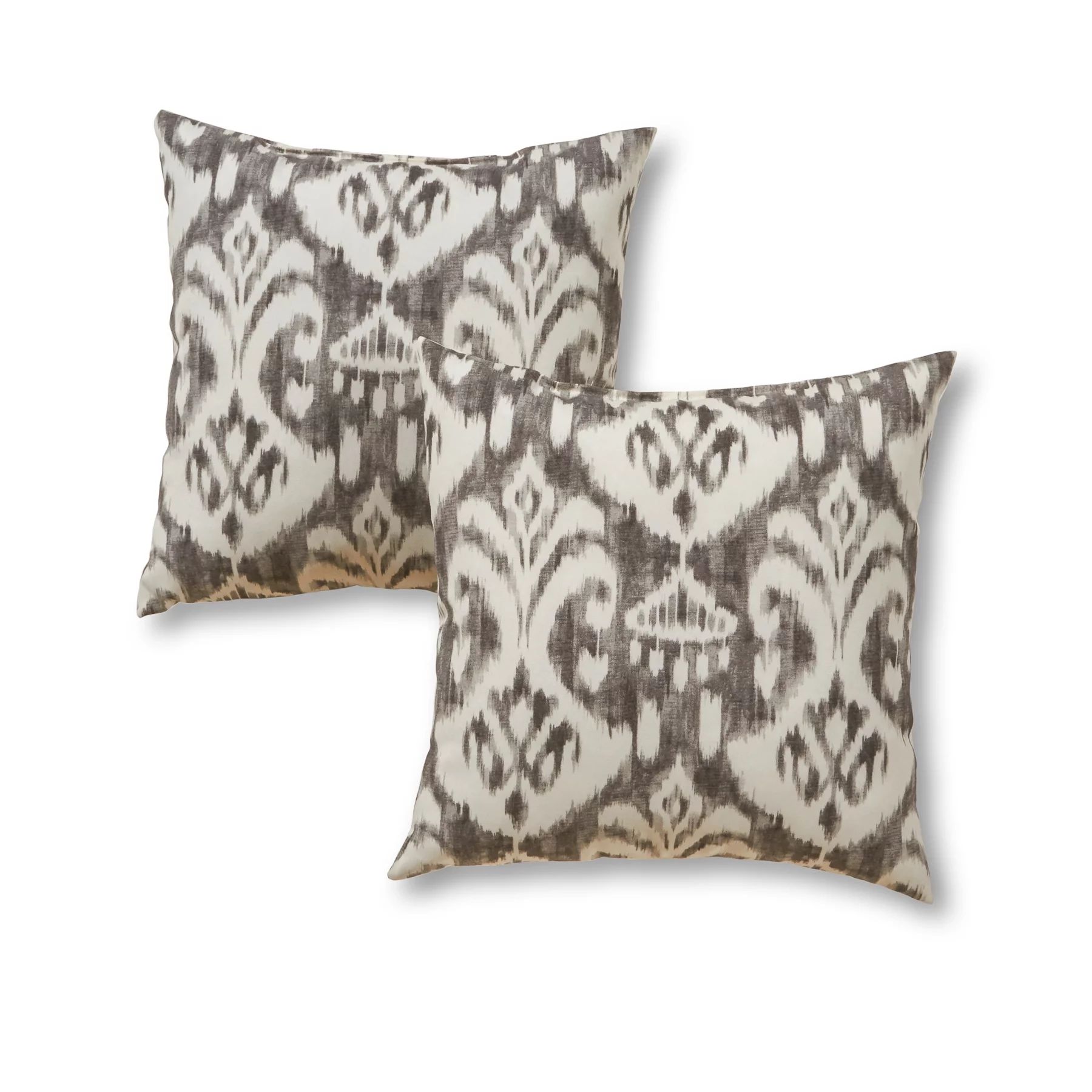 Greendale Home Fashions Graphite 17" Square Outdoor Throw Pillow (Set of 2) | Walmart (US)