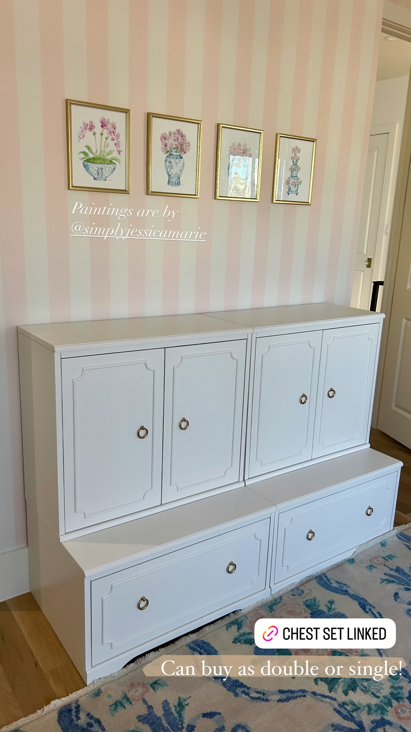 Exciting update for Lily's room with the stunning Ava Regency Cabinet Set from Pottery Barn Kids! ✨ These timeless pieces add the perfect touch of elegance and organization to her space. I’m in love with how it all comes together! 💕 

 

#LTKHome #LTKStyleTip #LTKKids