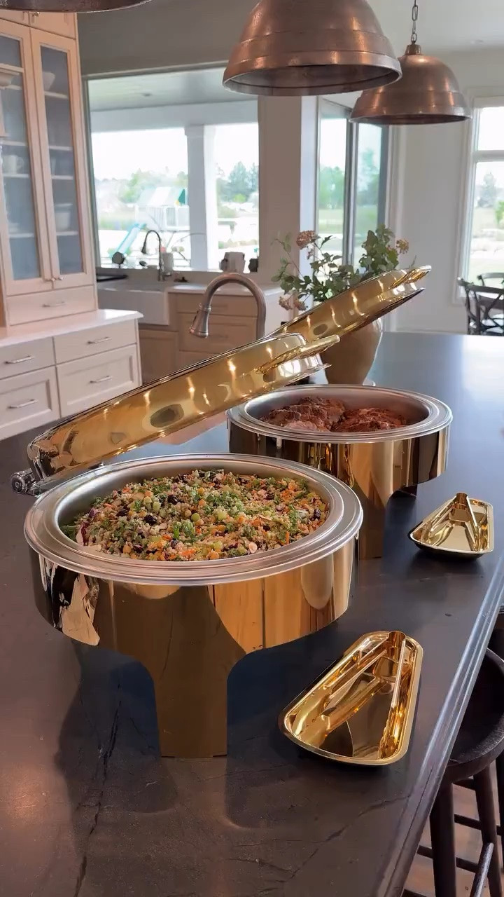 It’s the hydraulic lids on these Amazon chafing dishes that make them perfect for hosting. ✨👌🏽

#LTKHome #LTKfoodie #LTKmomlife