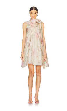 Printed Bow Mini Dress
                    
                    Susan Fang | Revolve Clothing (Global)