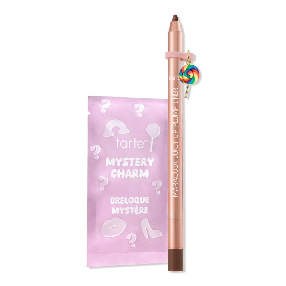 Tarte Maracuja Juicy Lip Plump Peptide Liner with Charm - Toasted brown | Ulta