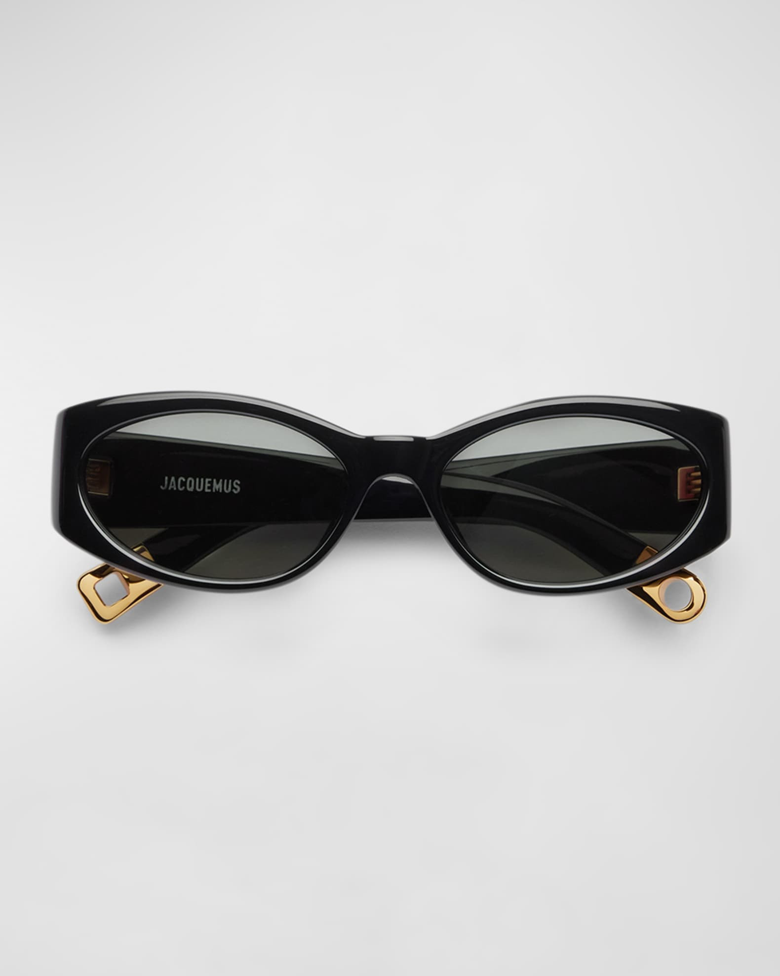 Les Lunettes Acetate Oval Sunglasses | Neiman Marcus