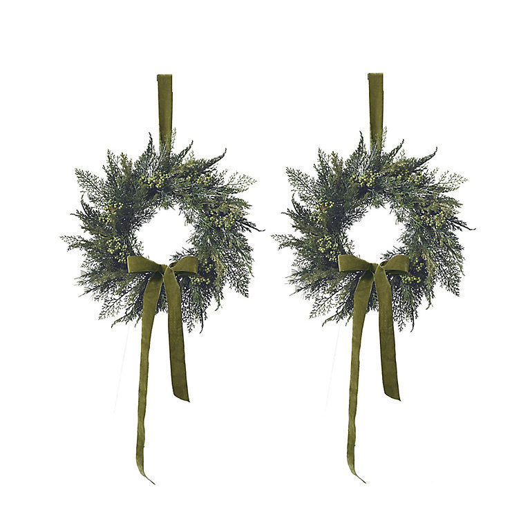 Joyeux Holiday Mini Wreaths | Frontgate