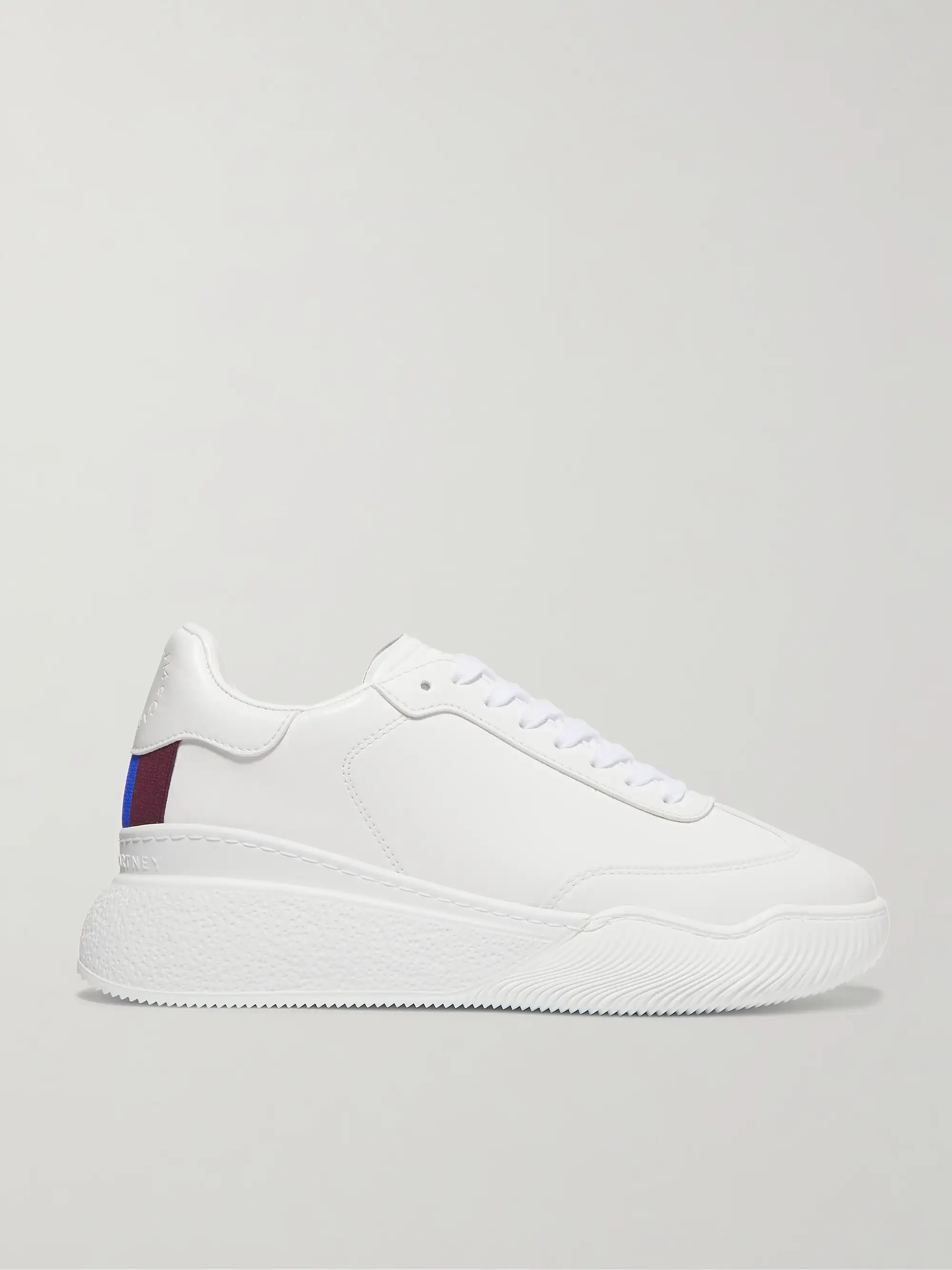 Loop logo-embossed vegetarian leather sneakers | NET-A-PORTER (UK & EU)