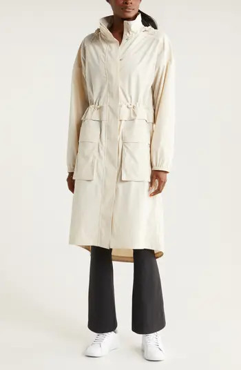 Step Out Water Repellent Jacket with Stowaway Hood | Nordstrom