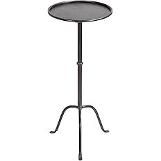 Creative Co-Op Metal Martini Accent Table, Grey | Amazon (US)