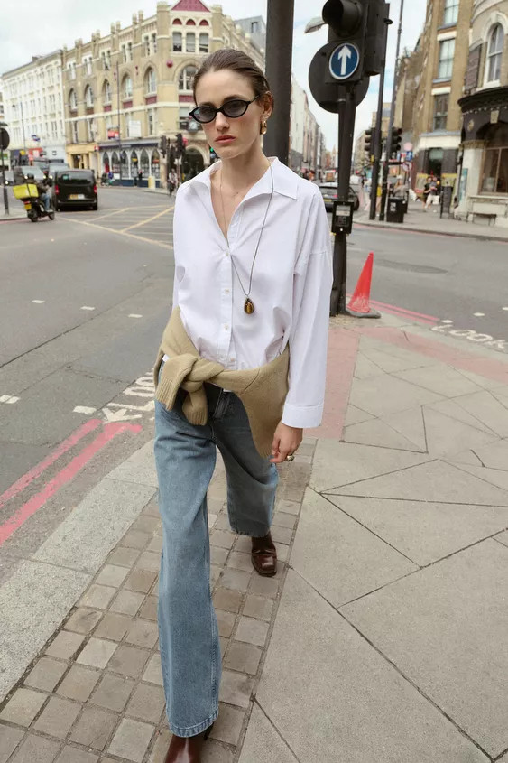 POPLIN BUTTON SHIRT | Zara US