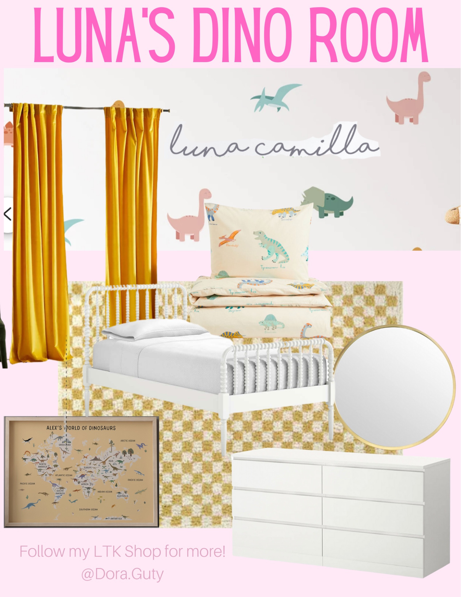 Luna’s yellow Dino room ✨

#LTKfamily #LTKkids #LTKhome