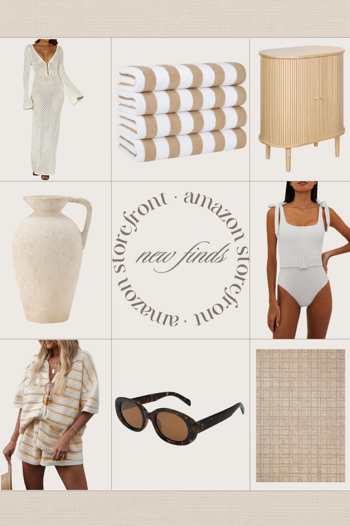 New amazon finds for spring and summer 🌞

#amazon #amazonfind #amazonhome #swimsuit #whiteswimsuit #towel #stripedtowels #beach #vacay #resortwear #rug #sunglasses #vase #homedecor 

#LTKfindsunder100 #LTKfindsunder50 #LTKsalealert