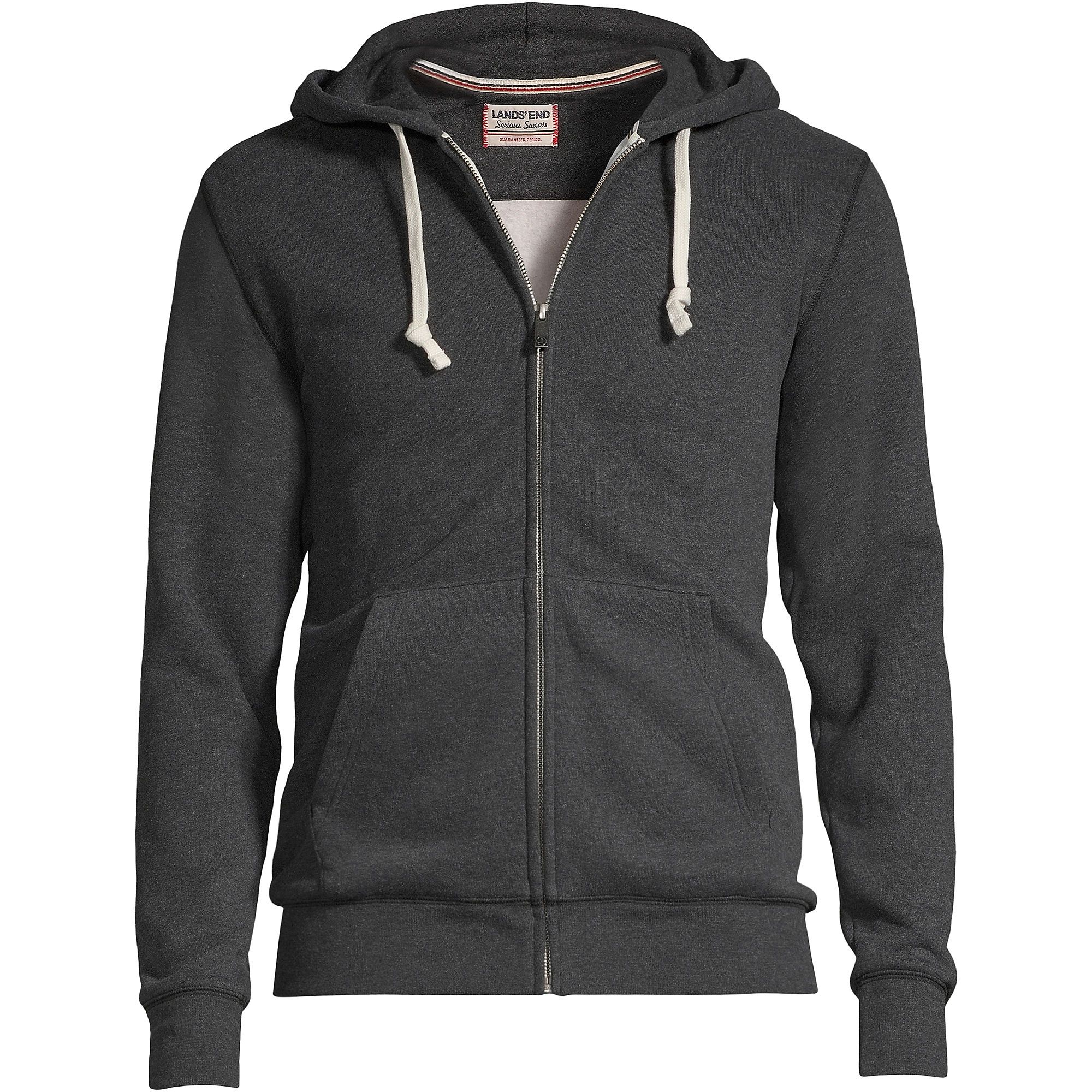 Men's Serious Sweats Full Zip Hoodie | Lands' End (US)