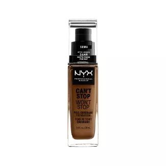 NYX Professional Makeup Can't Stop Won't Stop Foundation - Deep Shades | Target