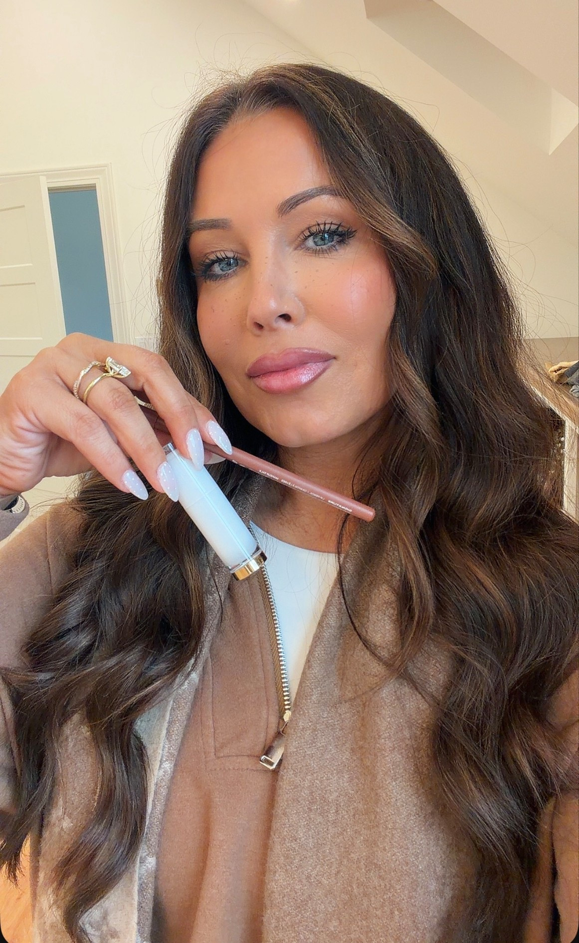 Lately this has been my go to every day lip combo! My lips look hydrated and full

Lipstick rum raisin
Lip liner- makeup talk

#LTKOver40 #LTKBeauty