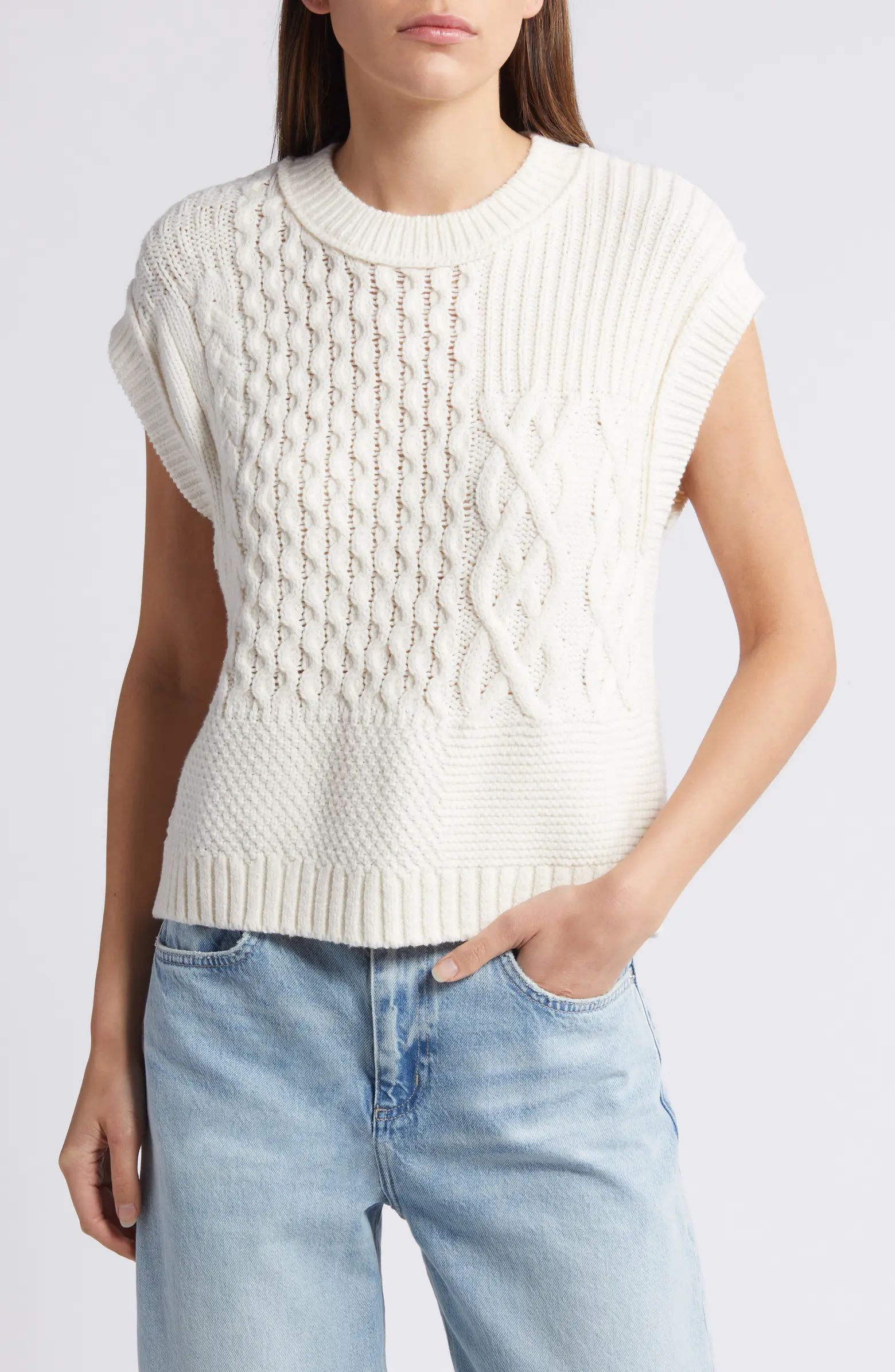 Madewell Patchwork Sweater Vest | Nordstrom | Nordstrom