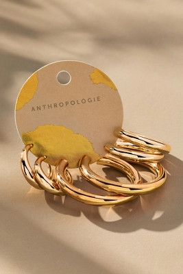 Classic Hoop Earrings, Set of 3 | Anthropologie (US)