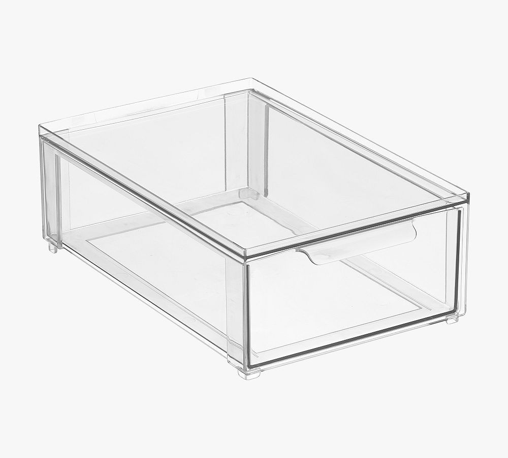 Clear Plastic Storage Drawer Bin Sets | Pottery Barn (US)