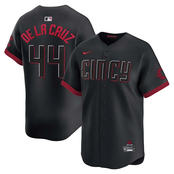 Cincinnati Reds Elly De La Cruz #44 Nike City Connect Jersey Small Black | Scheels