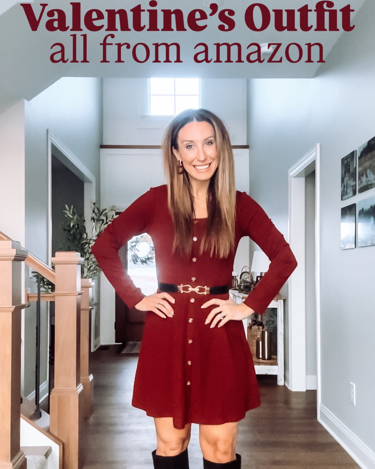 This is the perfect little red dress for Valentine’s Day. It is a little sassy, very comfortable, and can actually be worn again and again for many different occasions!! 

Wearing a small. 

#LTKFindsUnder50 #LTKStyleTip #LTKWatchNow