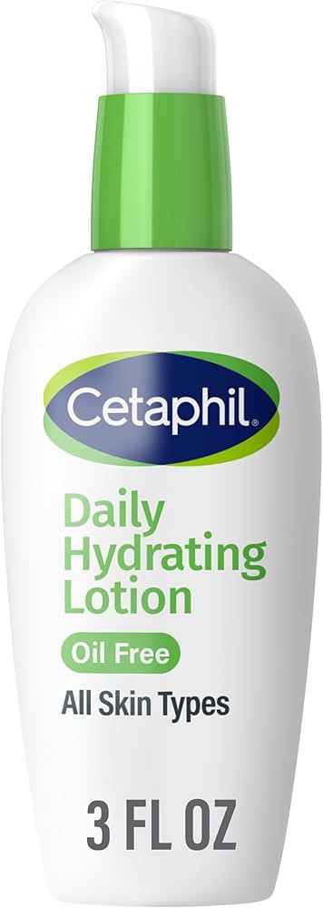 Cetaphil Daily Hydrating Lotion for Face, With Hyaluronic Acid, 3 fl oz, Lasting 24 Hour Hydratio... | Amazon (US)