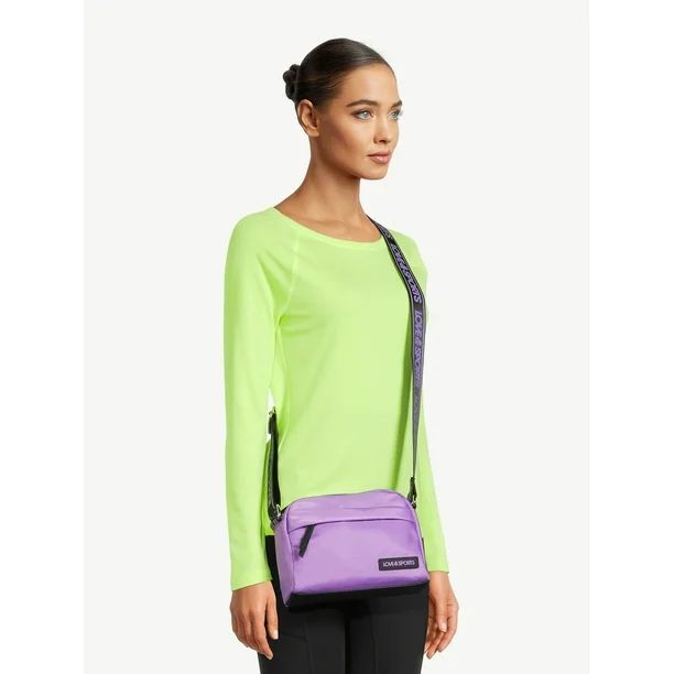 Love & Sports Women's William Crossbody Handbag, Violet Passion | Walmart (US)