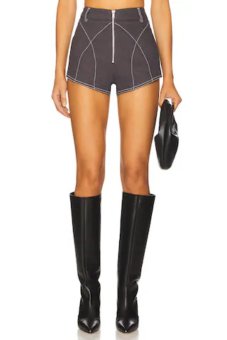 BY.DYLN Brixton Short in Slate from Revolve.com | Revolve Clothing (Global)