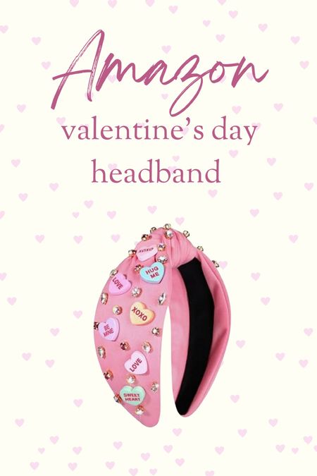 Amazon Valentine’s Day headband. Valentine’s Day finds. 