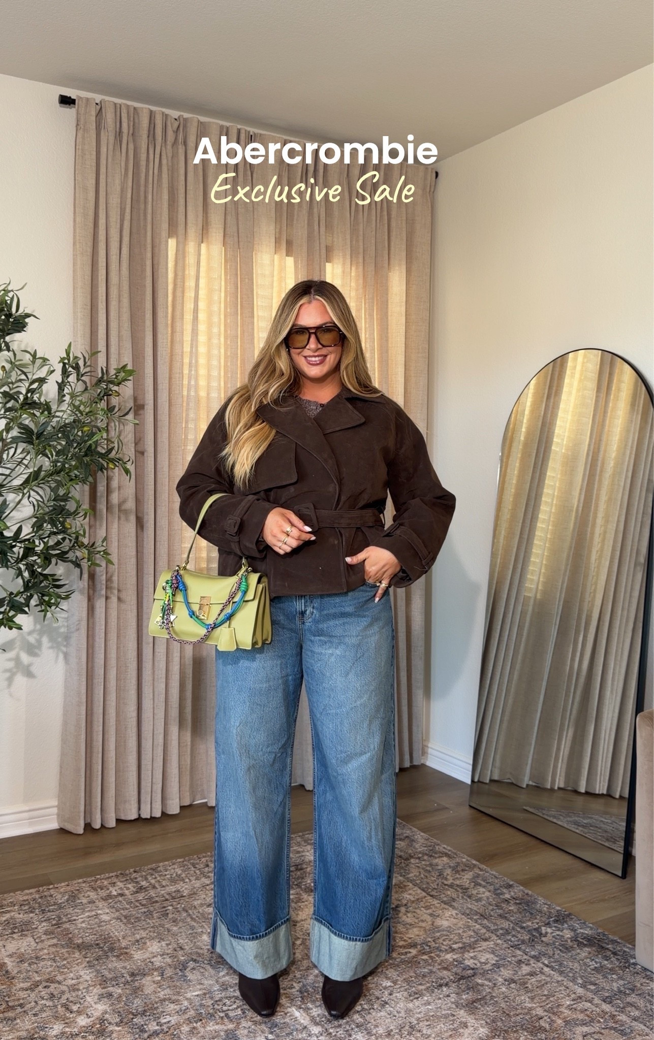 Chic outfit for fall 🤎 

Abercrombie is having their LTK exclusive sale today! ⭐️

@abercrombie, LTK sale, fall outfits women, plus size fashion, Abercrombie sale, fall jacket, outfit inspo, Vanessa Etheridge