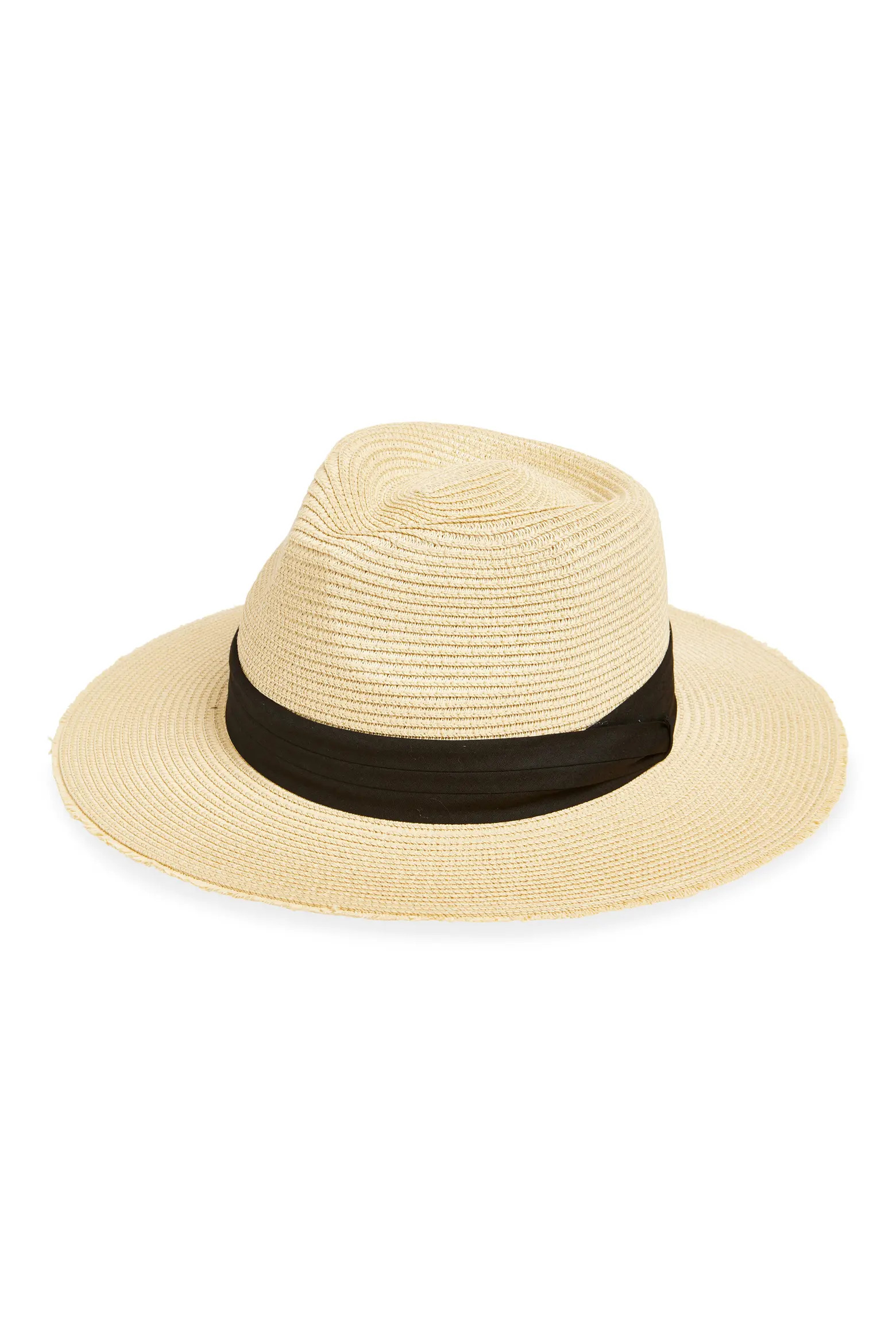 Fray Edge Packable Panama Hat (Women) | Nordstrom | Nordstrom