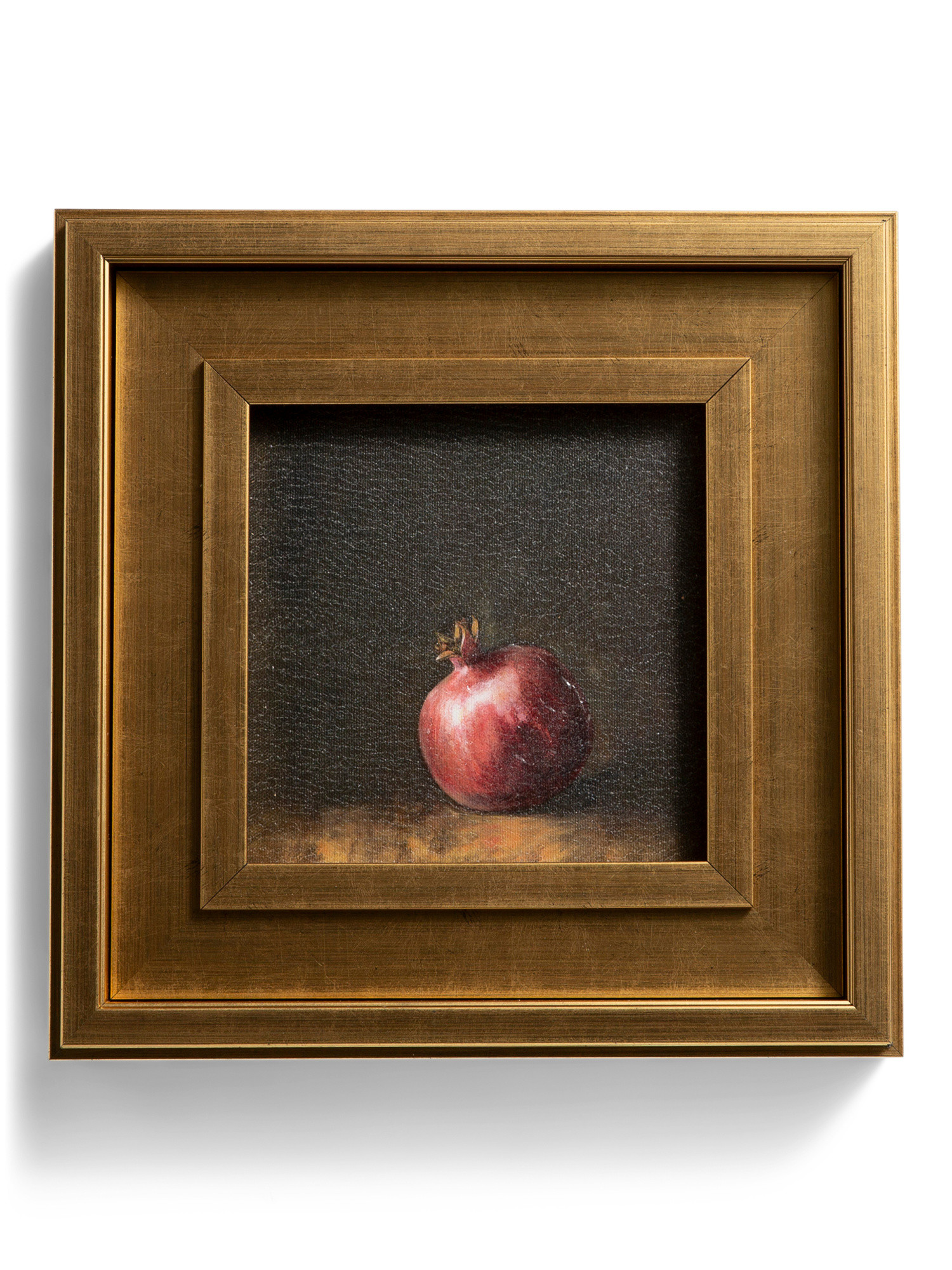 12x12 Lonely Pomegranate Hand Embellished Framed Wall Art | TJ Maxx