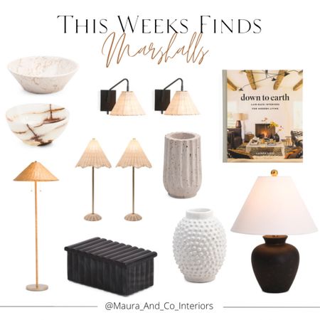 Marshalls finds this week! I ordered the book, marble box and travertine vase! Can’t wait to see them! 


Shop marshalls organic home interior design book vase lamp lighting bowls stone decor 

#LTKhome #LTKunder50 #LTKFind