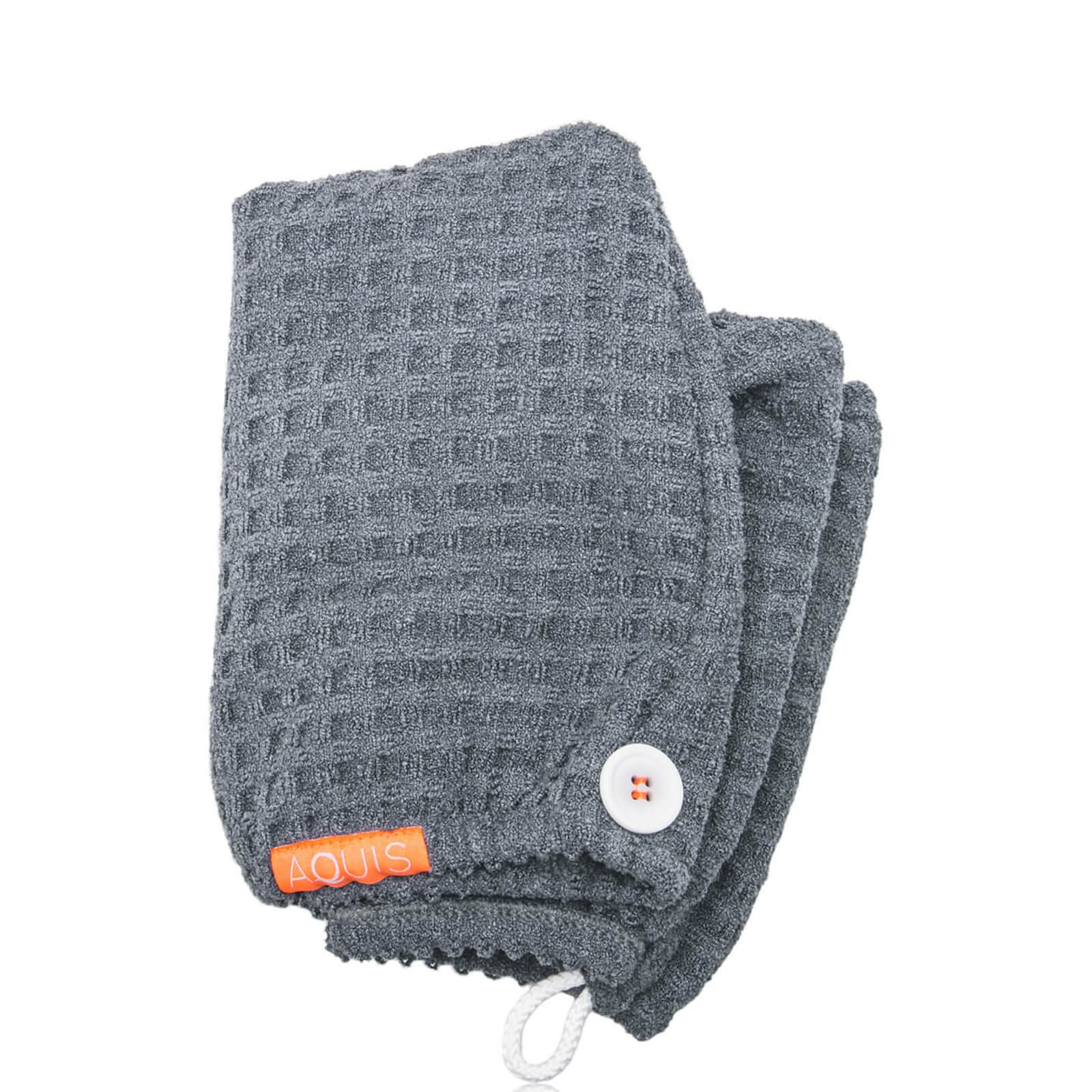 Aquis Hair Turban Waffle Luxe Moody Gray | Look Fantastic (UK)