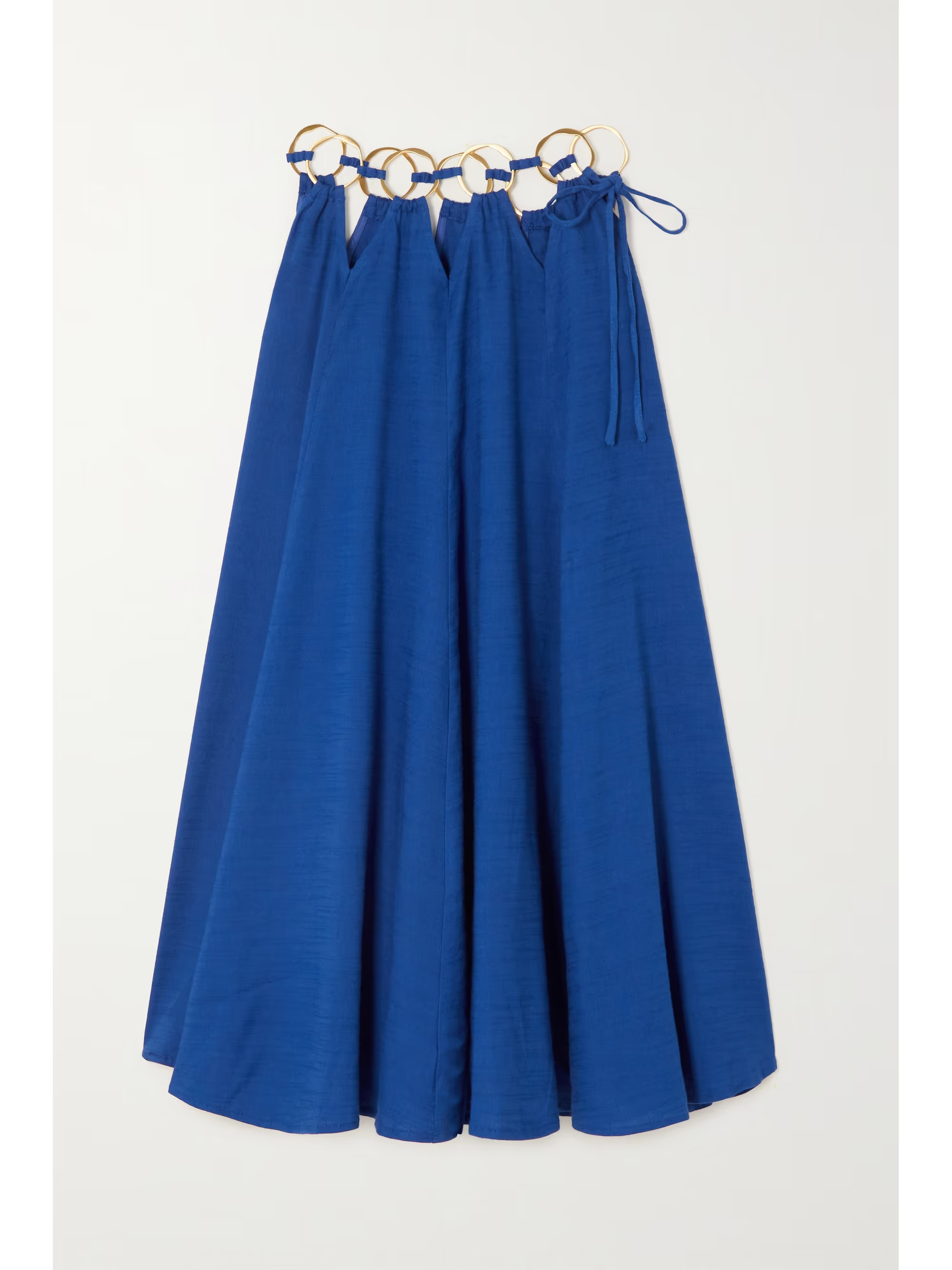 Idris embellished linen-blend maxi skirt | NET-A-PORTER (US)