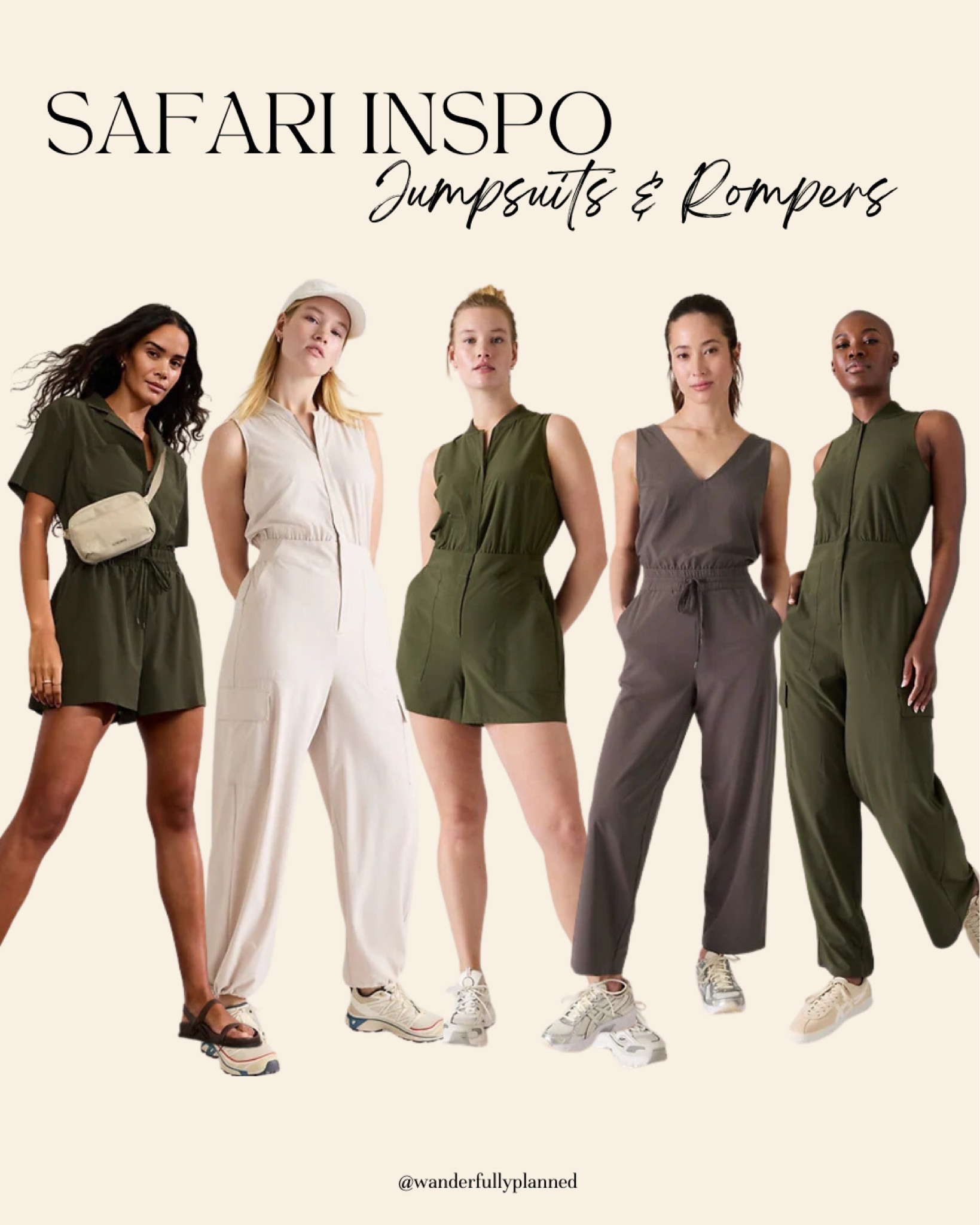 African safari outfit inspo - Athleta jumpsuits & rompers 🦁

#athleta #africansafari #safarioutfit #safariinspo

#LTKstyletip #LTKfindsunder100 #LTKtravel