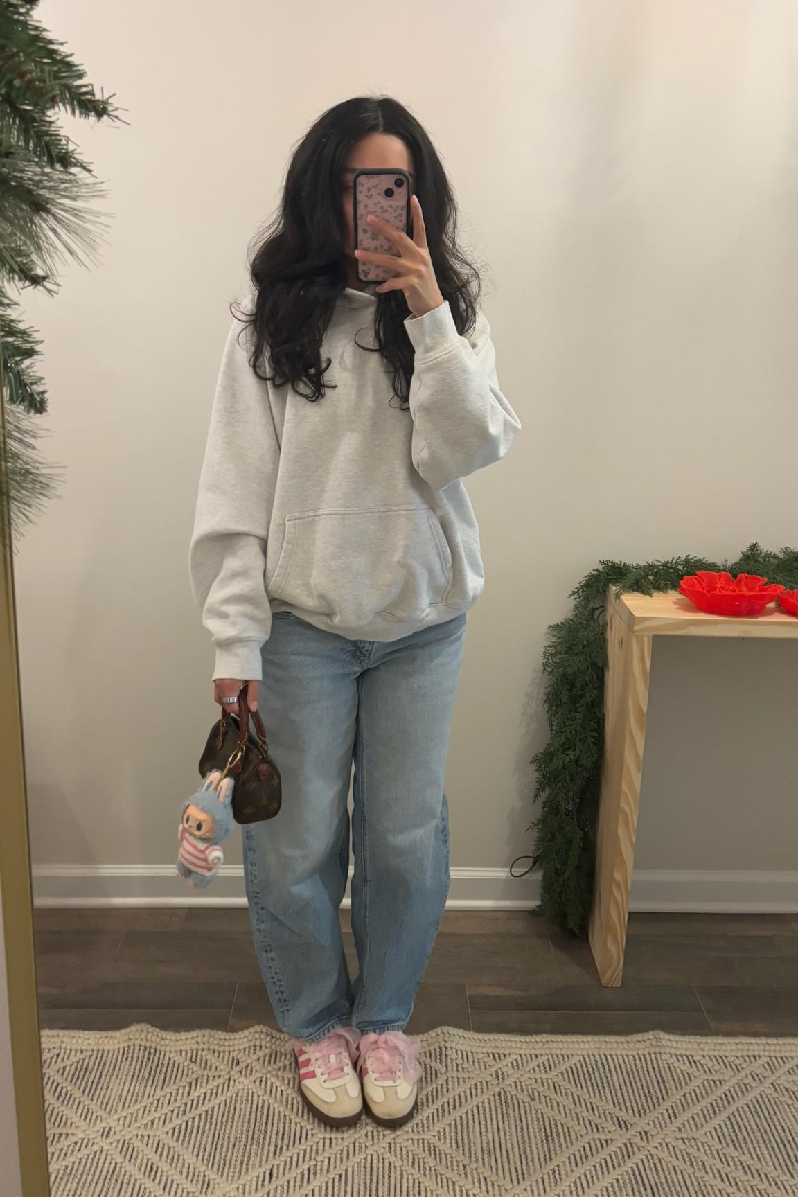 Aritzia hoodie
American eagle barrel jeans
Adidas sambas
Vintage lv speedy hl 

#LTKStyleTip #LTKFindsUnder100 #LTKFindsUnder50