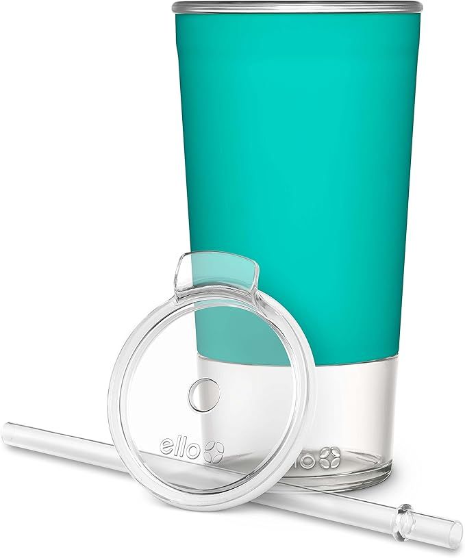 Ello Tidal Glass Tumbler with Straw | Amazon (US)