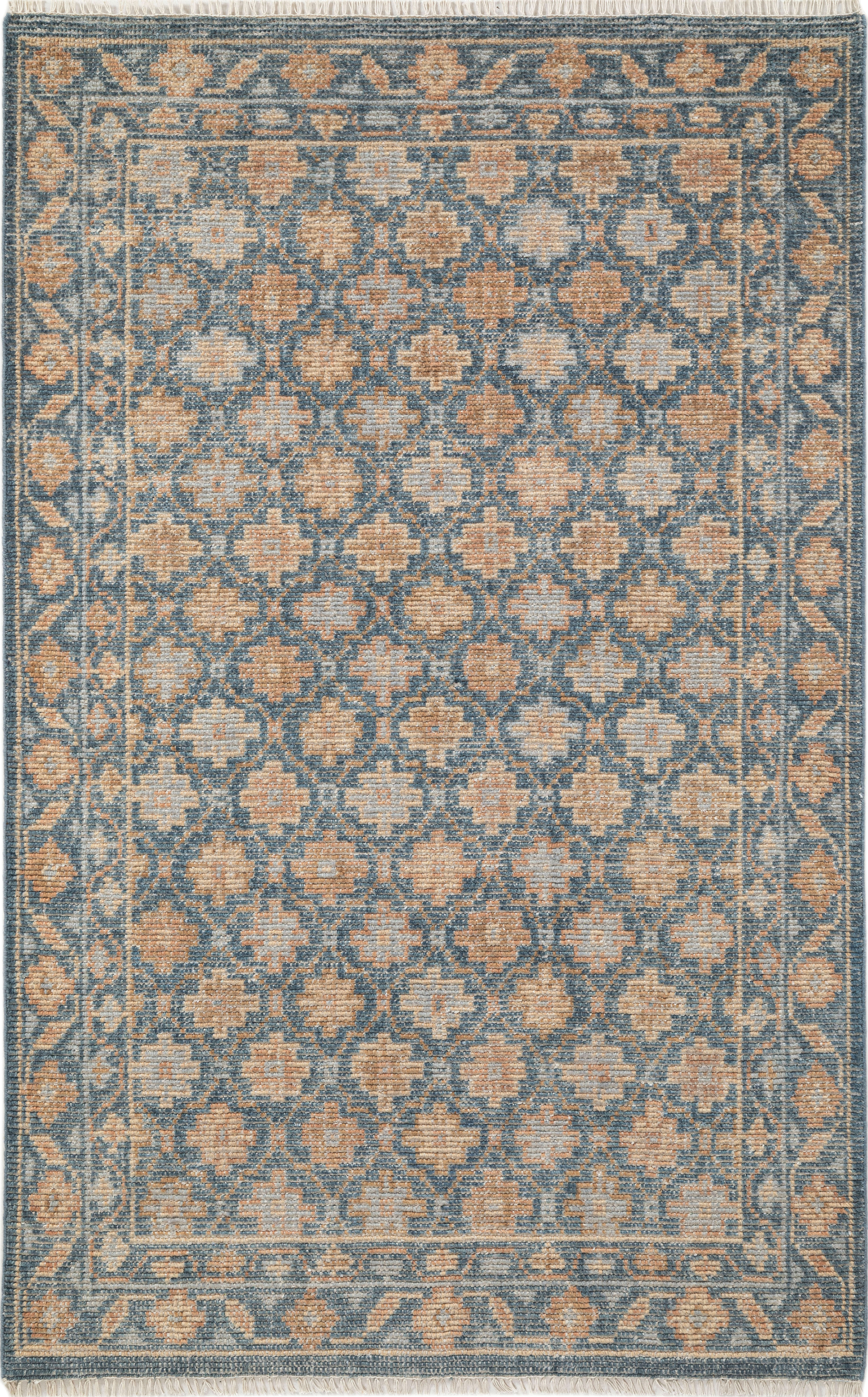 Terra by Obeetee Palace Zohra Area Rugs | Traditional / Oriental Rectangular Blues Area Rugs | Ru... | Rugs Direct