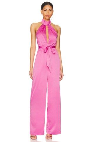 Janece Keyhole Jumpsuit in Pink | Revolve Clothing (Global)