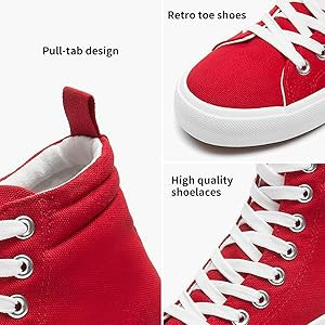 yageyan Womens High Top Canvas Sneakers Fashion Classic Shoes Comfortable White and Leopard Walki... | Amazon (US)